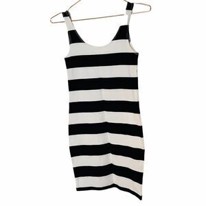 NWOT H&M Striped Bodycon Dress XS